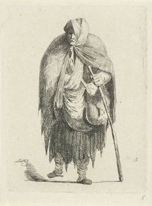Nainen rievuissa