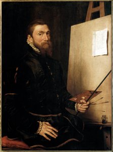 Omakuva - maalaus tekijältä after Anthonis Mor van Dashorst
