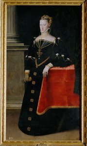 Kaiserin Maria von Österreich, Tochter von Kaiser Karl V., Ehefrau ihres Cousins Maximilian II