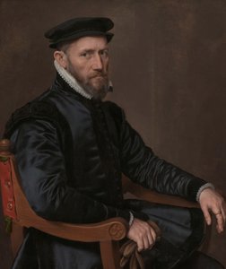 Sir Thomas Greshamin (1519-1579) muotokuva, noin 1560-1565 (öljy paneelille)