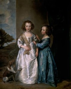 Muotokuva Elizabeth ja Philadelphia Wharton tekijältä Anthony van Dyck