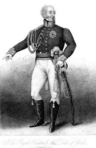 Hänen kuninkaallinen korkeutensa Yorkin herttua, 1800-luku.