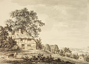 Country Scene (muste paperille)