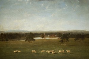 Tabley: Vanha sali puistosta