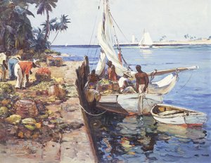 The Landing Pier, Nassau, Bahama