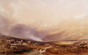 Snowdon tekijältä Anthony Vandyke Copley Fielding