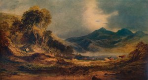 Snowdon Traeth Mawrin pään yli, 1853, 1935