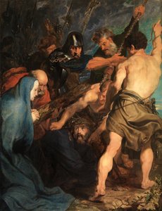 Kristus luhistuu kantaen ristiä tekijältä Anthony van Dyck