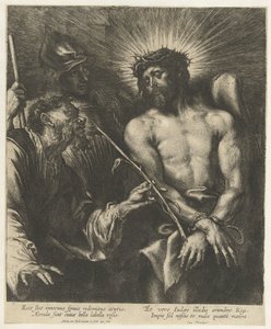 Kristuksen pilkkaaminen Ecce Homo tekijältä Anthony van Dyck