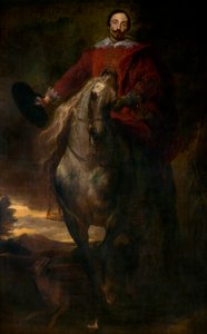 Taidemaalari Cornelis de Waelin ratsastusmuotokuva (öljy kankaalle) tekijältä Anthony van Dyck