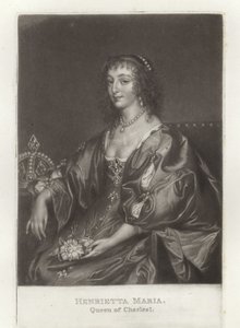 Henrietta Maria tekijältä Anthony van Dyck