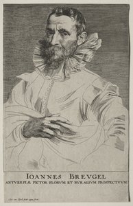 Jan Brueghelin muotokuva tekijältä Anthony van Dyck