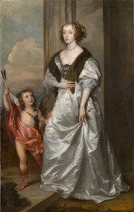 Lady Mary Villiers, Richmondin ja Lennoxin myöhempi herttuatar (1622?1685) ja Charles Hamilton, lordi Arran, noin 1637.