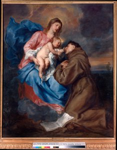 Madonna ja lapsi St. Anthony of Padovalaisen kanssa tekijältä Anthony van Dyck