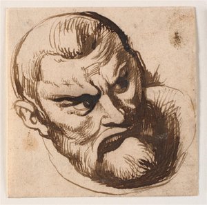 Mandehoved tekijältä Anthony van Dyck