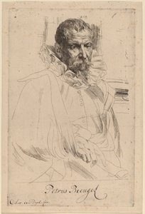 Pieter Bruegel nuorempi, luultavasti 16261641. tekijältä Anthony van Dyck