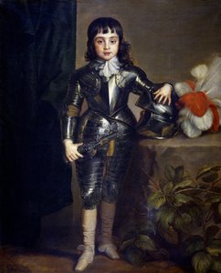 Englannin Charles II:n (1630-1685) muotokuva lapsena - Dyck, Sir Anthony van (1599-1641) - noin 1637 - Öljy kankaalle - 135x109 - Museo del Prado, Madrid tekijältä Anthony van Dyck