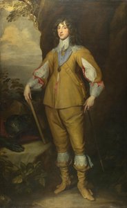 Kaarle I Louisin muotokuva 1617-1680, vaaliruhtinas Palatinus, noin 1637 tekijältä Anthony van, Dyck