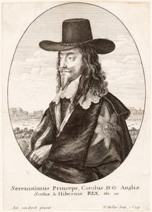 Kaarle I:n muotokuva, pub. 1649 tekijältä Anthony van Dyck