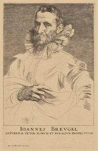 Jan Bruegel vanhemman muotokuva tekijältä Anthony van Dyck