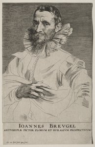 Jan Brueghelin muotokuva tekijältä Anthony van Dyck