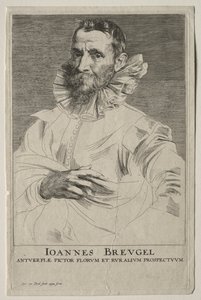 Jan Brueghelin muotokuva tekijältä Anthony van Dyck