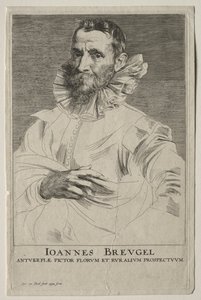 Jan Brueghelin muotokuva. tekijältä Anthony van Dyck