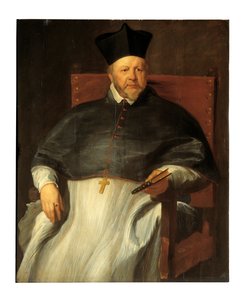 Antwerpenin piispan Jan Malderuksen muotokuva (öljy paneelissa) tekijältä Anthony van Dyck