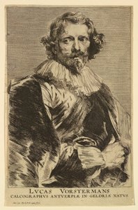 Lucas Vorsterman I:n muotokuva miesten prinssien ikoneista tekijältä Anthony van Dyck