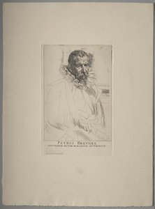 Pieter Brueghelin muotokuva tekijältä Anthony van Dyck