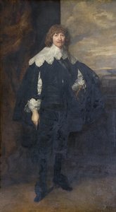 William Cavendishin muotokuva, muutettu sinisellä nauhalla tekijältä Anthony van Dyck