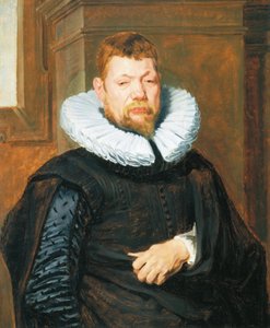 Parrakkaan miehen muotokuva, n. 1616 (öljy tammilevylle)