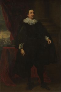 Muotokuva Van der Borchtin perheen miespuolisesta jäsenestä, noin 1635 (öljy kankaalle). tekijältä Anthony van Dyck