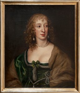 Englannin kuningattaren Henrietta Marian muotokuva (1609-1669) tekijältä Anthony van Dyck