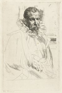 Pieter Brueghel nuoremman muotokuva tekijältä Anthony van Dyck