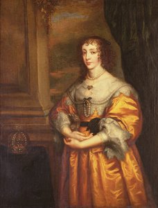 Kuningatar Henrietta Maria, n. 1633 tekijältä Anthony van Dyck