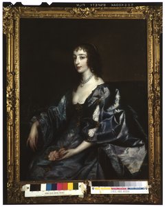 Englannin kuningatar Henrietta Maria, n. 1636-38 tekijältä Anthony van Dyck