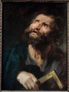 Saint Jude Edustus apostoli Pyhästä Juudasta Thaddeesta. Anton van Dyckin maalaus (1599-1641) tekijältä Anthony van Dyck