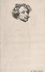 Omakuva, Ikonografiasta, n. 1640. tekijältä Anthony van Dyck