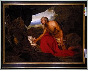 St. Jerome, päivätty tekijältä Anthony van Dyck