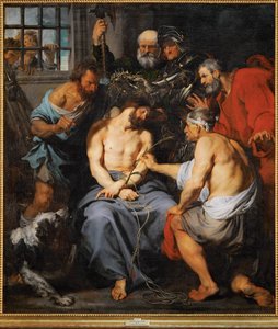 The Crown of Thorns (maalaus kankaalle) tekijältä Anthony van Dyck
