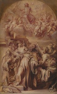 Pyhän Augustinuksen ekstaasi tekijältä Anthony van Dyck