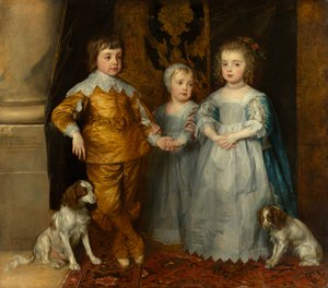 Kaarle I:n kolme vanhinta lasta tekijältä Anthony van Dyck
