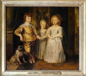 Englannin Kaarle I:n lapset; ... tekijältä Anthony van Dyck