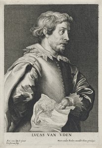 Lucas van Uden, 1630-1640 Lucus Vorstermanin (1595-1675) etsaus (etsaus kaiverretulla paperille)