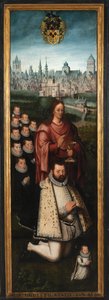 Muotokuva Juan Pardo II:sta ja hänen vaimoistaan Anna Ingenieulandtista ja Maria Anchemantista tekijältä Anthuenis (1536 1613) Claeissins or Claeissens