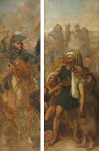 Kenraali Jean-Baptiste Kléber ja egyptiläinen perhe (luonnoksia elokuvalle "Pyramidien taistelu")