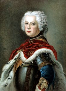 Fredrik II Suuri, Preussin kuningas tekijältä Antoine (after) Pesne