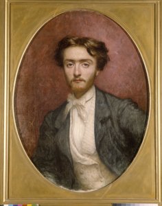 Pierre Pastren muotokuva (öljy kankaalle) tekijältä Antoine Auguste Ernest Herbert or Hebert