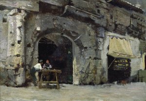 Rooma, pimeät kaupat tekijältä Antoine Auguste Ernest Herbert or Hebert
